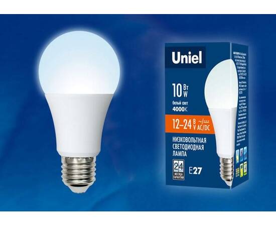 Лампа светодиодная (UL-00002376) Uniel E14 6W 4000K матовая LED-G45-6W/NW/E14/FR/MB PLM11WH, изображение 2