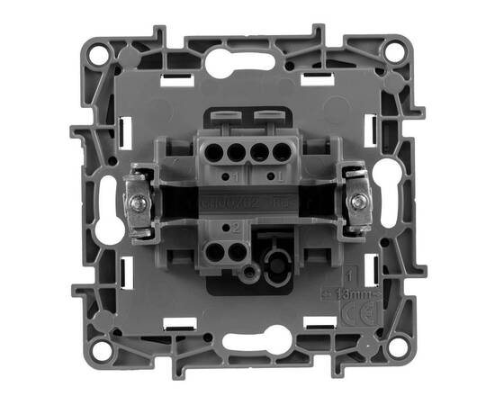 Выключатель одноклавишный 2-полюсный Legrand Galea Life 10A 250V с подсветкой 775822, изображение 3