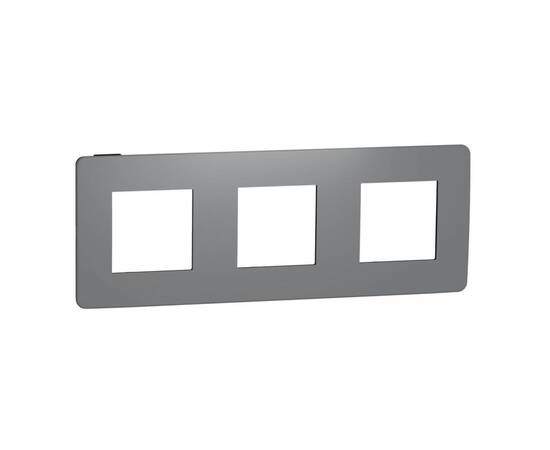 Рамка 3-постовая Schneider Electric Unica New NU280622