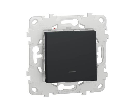 Переключатель одноклавишный перекрестный с подсветкой Schneider Electric Unica New NU520554N