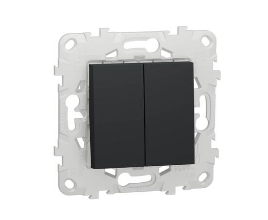 Переключатель двухклавишный перекрестный Schneider Electric Unica New NU521554