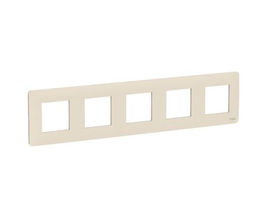 Рамка 5-постовая Schneider Electric Unica New NU201044