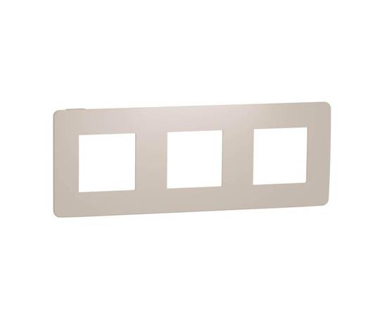 Рамка 3-постовая Schneider Electric Unica New NU280644
