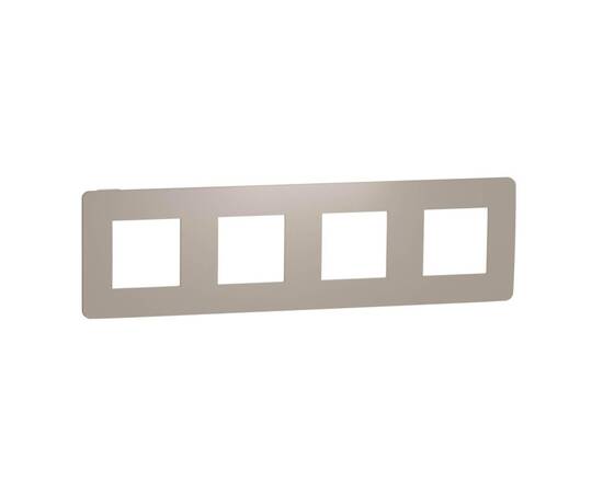Рамка 4-постовая Schneider Electric Unica New NU280827