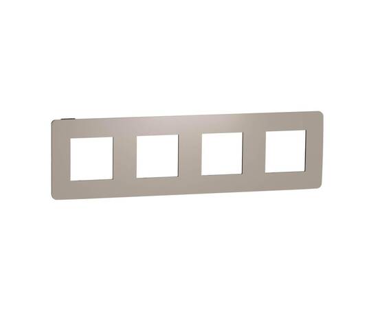 Рамка 4-постовая Schneider Electric Unica New NU280828