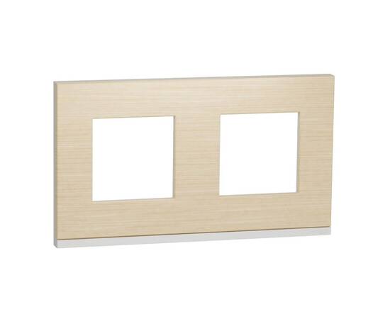 Рамка 2-постовая Schneider Electric Unica New NU600483