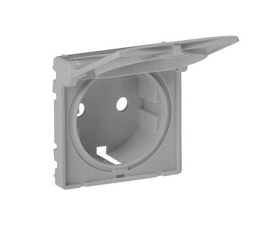 Лицевая панель Legrand Valena Life розетки с/з алюминий 754842