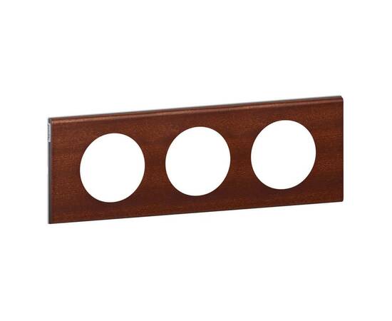 Рамка 3-постовая Legrand Celiane орех 069223