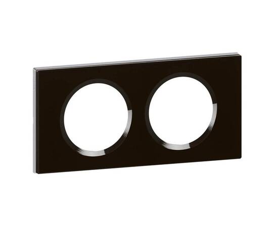 Рамка 2-постовая Legrand Celiane смальта графит 069302