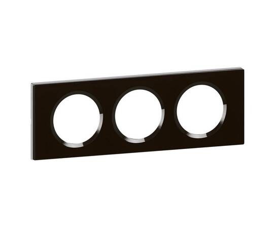 Рамка 3-постовая Legrand Celiane смальта графит 069303