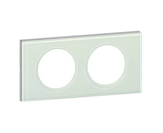 Рамка 2-постовая Legrand Celiane смальта белая глина 069312