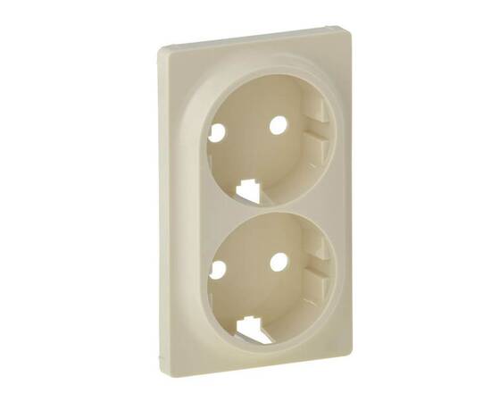 Лицевая панель Legrand Valena Life розетки с/з слоновая кость 754951