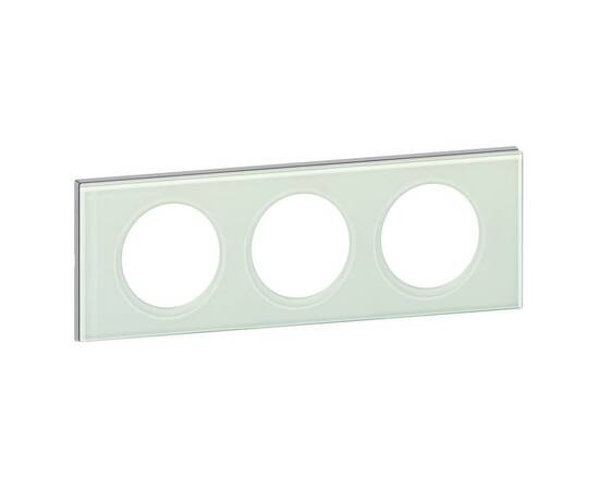 Рамка 3-постовая Legrand Celiane смальта белая глина 069313