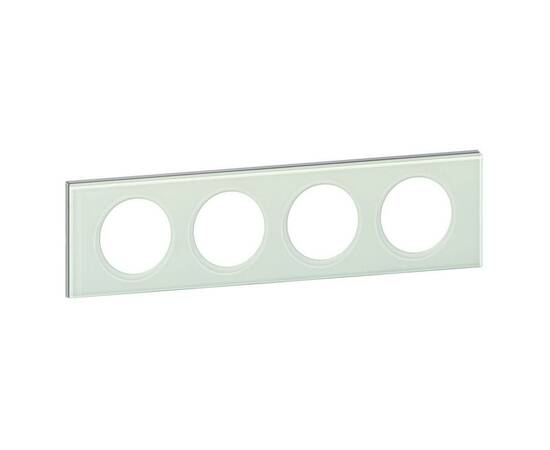 Рамка 4-постовая Legrand Celiane смальта белая глина 069314