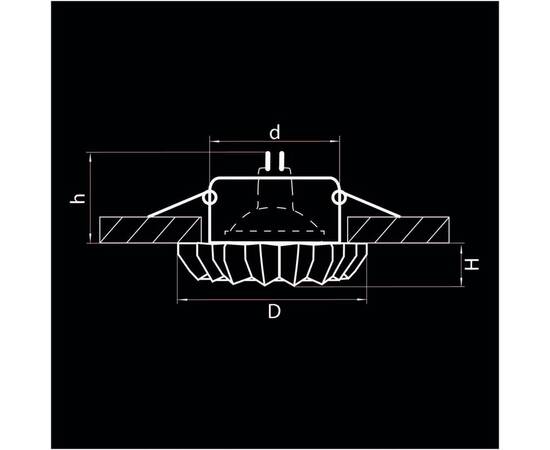Встраиваемый светильник Lightstar Solo Ray 002120, изображение 2