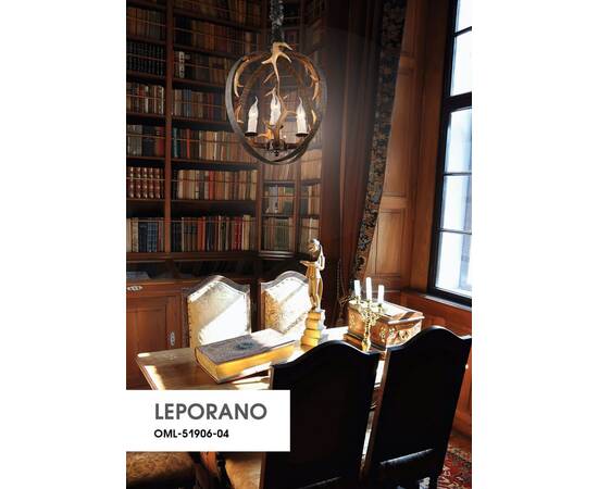 Подвесной светильник Omnilux Leporano OML-51906-04, изображение 5