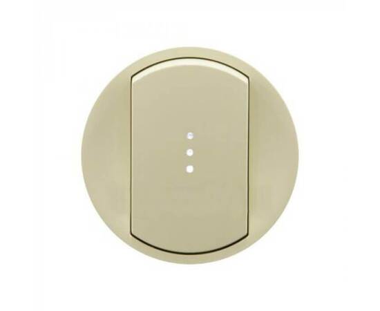 Лицевая панель Legrand Celiane выключателя одноклавишного с подсветкой слоновая кость 066210