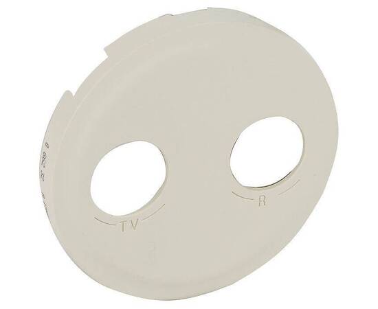 Лицевая панель Legrand Celiane розетки телевизионной TV/FM слоновая кость 066232
