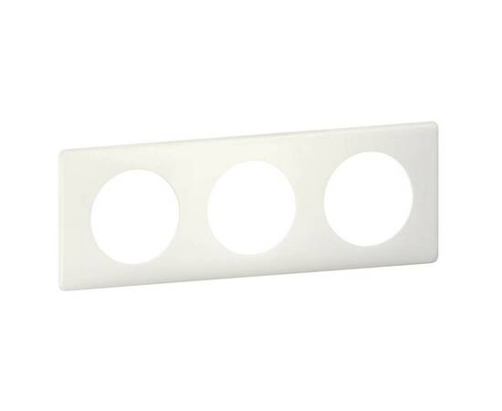 Рамка 3-постовая Legrand Celiane белая перкаль 066703