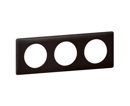 Рамка 3-постовая Legrand Celiane черная перкаль 066743