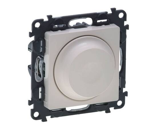 Светорегулятор Legrand Valena Life поворотный без нейтрали слоновая кость 752560