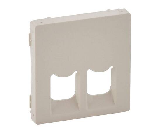 Лицевая панель Legrand Valena Life розетки телефонной RJ-11/Ethernet RJ-45 слоновая кость 755421