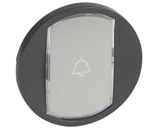 Лицевая панель Legrand Celiane переключателя с этикеткой графит 067934