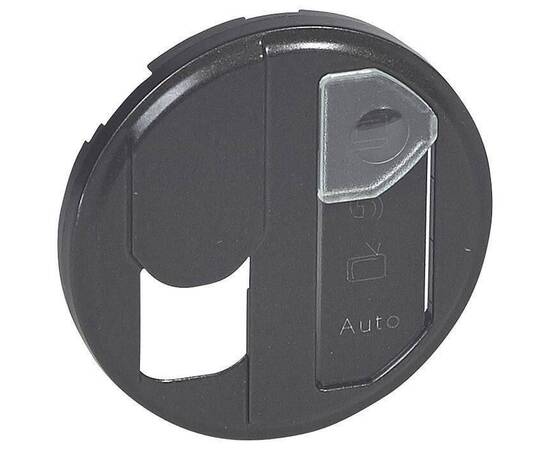 Лицевая панель Legrand Celiane розетки компьютерной RJ45 с этикеткой графит 067990