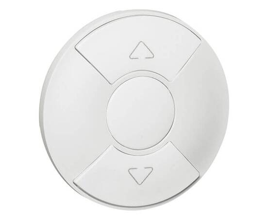 Лицевая панель Legrand Celiane механизма рольставней белая 068151