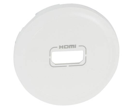 Лицевая панель Legrand Celiane розетки аудио/видео HDMI белая 068216