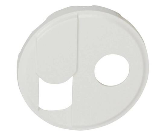 Лицевая панель Legrand Celiane розетки RJ45+ТV тип F белая 068239