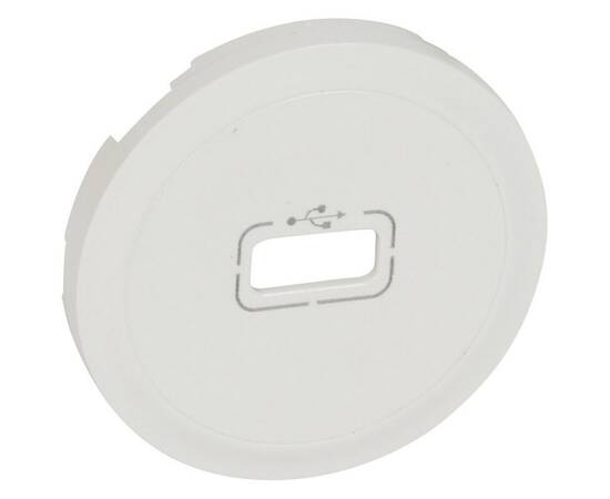 Лицевая панель Legrand Celiane розетки USB белая 068253
