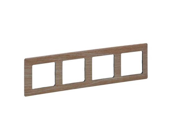Рамка 4-постовая Legrand Valena Life Светлое дерево 754184