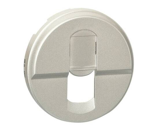 Лицевая панель Legrand Celiane розетки компьютерной RJ45 титановая 068551