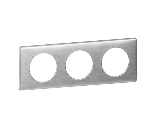 Рамка 3-постовая Legrand Celiane алюминий 068923