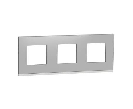 Рамка 3-постовая Schneider Electric Unica New NU600680