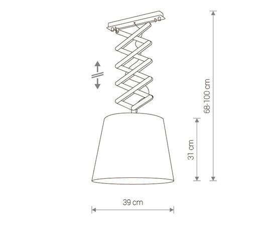 Подвесной светильник Nowodvorski Tosca 9048, изображение 3