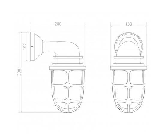 Настенный уличный светильник Covali WL-59895, изображение 5