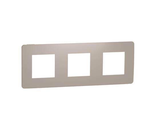 Рамка 3-постовая Schneider Electric Unica New NU280626