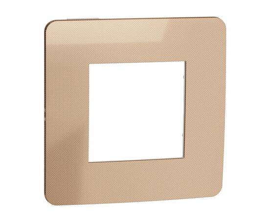 Рамка 1-постовая Schneider Electric Unica New NU280257