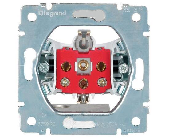 Розетка 2К+3 Legrand Galea Life 16A 250V с/з винтовой зажим 775930