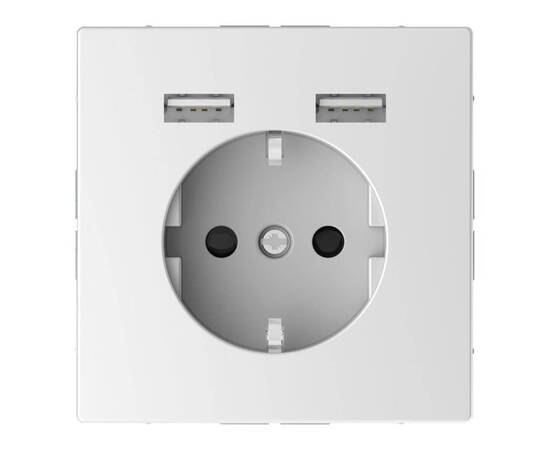 Розетка компьютерная USBx2 Schneider Electric Merten D-Life MTN2366-6035