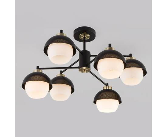 Люстра на штанге Eurosvet 70106/6 черный Smart a044934, изображение 2