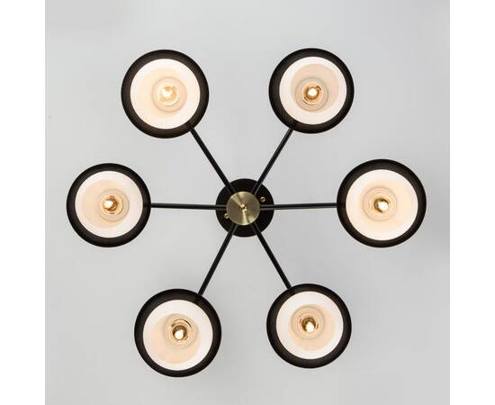 Люстра на штанге Eurosvet 70106/6 черный Smart a044934, изображение 5