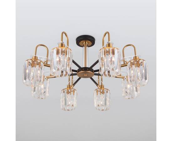 Люстра на штанге Eurosvet 70090/8 черный Smart a045145