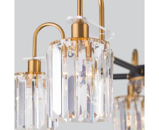 Люстра на штанге Eurosvet 70090/8 черный Smart a045145, изображение 2