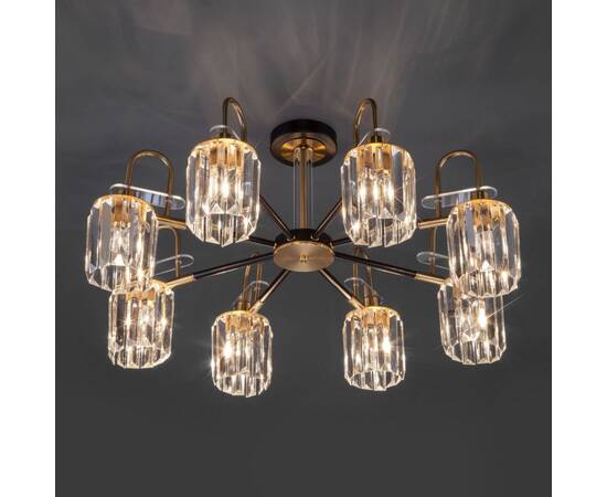 Люстра на штанге Eurosvet 70090/8 черный Smart a045145, изображение 3