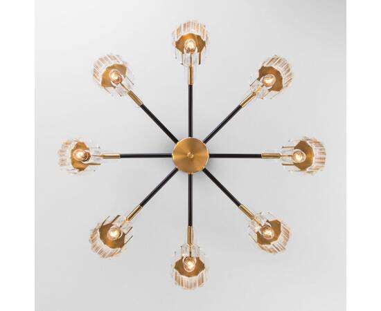 Люстра на штанге Eurosvet 70090/8 черный Smart a045145, изображение 4