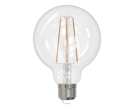 Лампа светодиодная филаментная (UL-00004864) Uniel E27 15W 3000K прозрачная LED-G95-15W/3000K/E27/CL