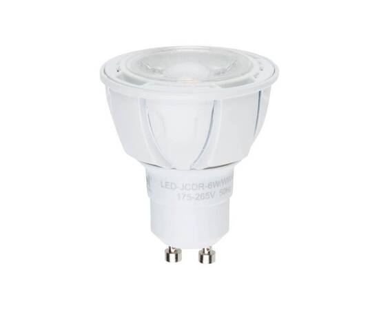 Лампа светодиодная диммируемая (UL-00003988) Uniel GU10 6W 4000K матовая LED-JCDR 6W/NW/GU10/FR/DIM
